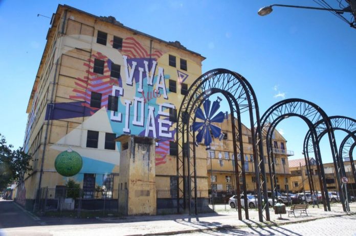 Fotografia do Engenho da Inovação, espaço da cidade de Curitiba de conexões de empresas, startups e empreendedores