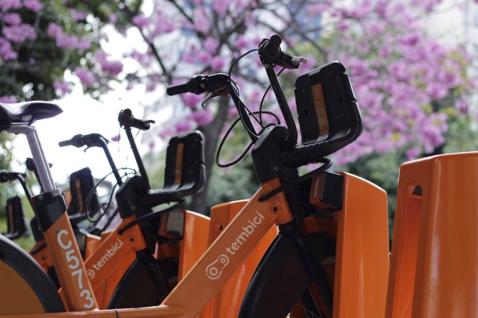poluição: bikes compartilhadas