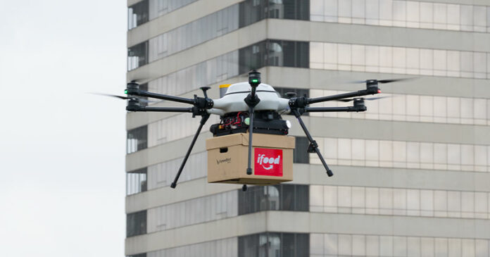 iFood inaugura rota com drone em Barueri (SP)