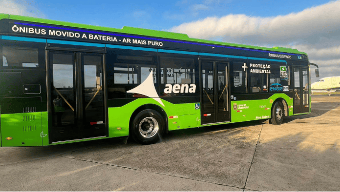 Congonhas testa ônibus elétricos para transportar passageiros aos aviões