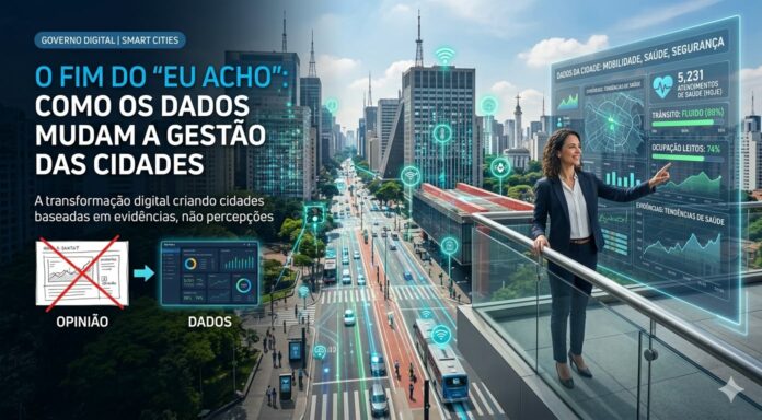 O fim do “eu acho”: como os dados estão mudando a gestão das cidades