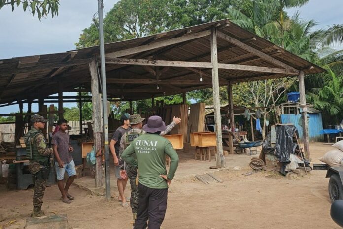 Funai participa de ação de fiscalização ambiental contra exploração ilegal de madeira em terras indígenas no Maranhão